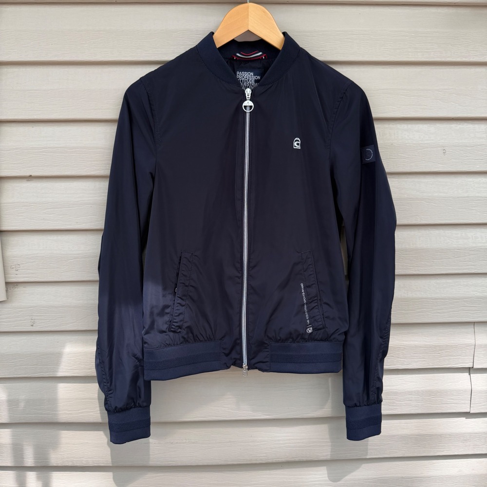 Cavallo Deshira Women Size US 6 Riding Zip Jacket Blue Blouson Bomber Equestrian